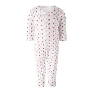 NEW RACHEL RILEY kids' pima petal footie in white multi